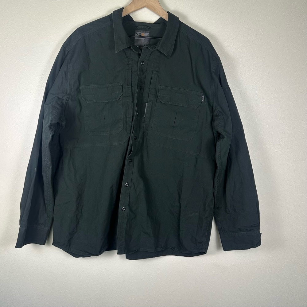 5.11 Tactical‎ Men's 2XL Long Sleeve Cotton Utility Collared Shirt